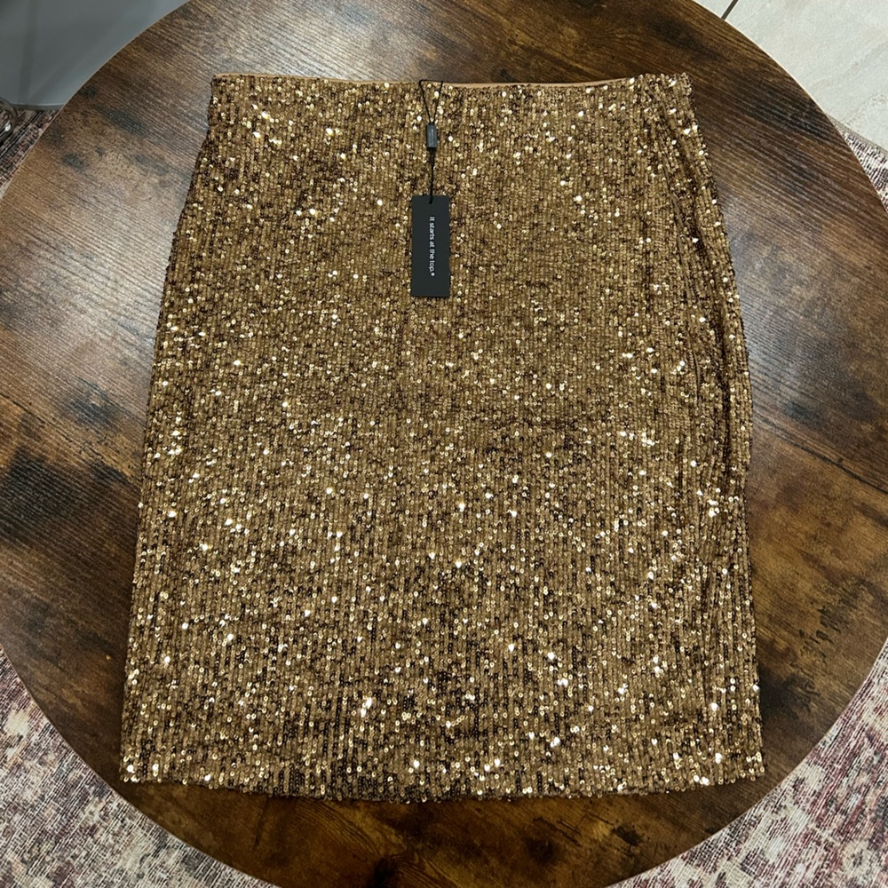 NWT sequin skirt